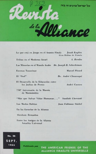 Revista de la Alliance N°28 (01 sept. 1953)